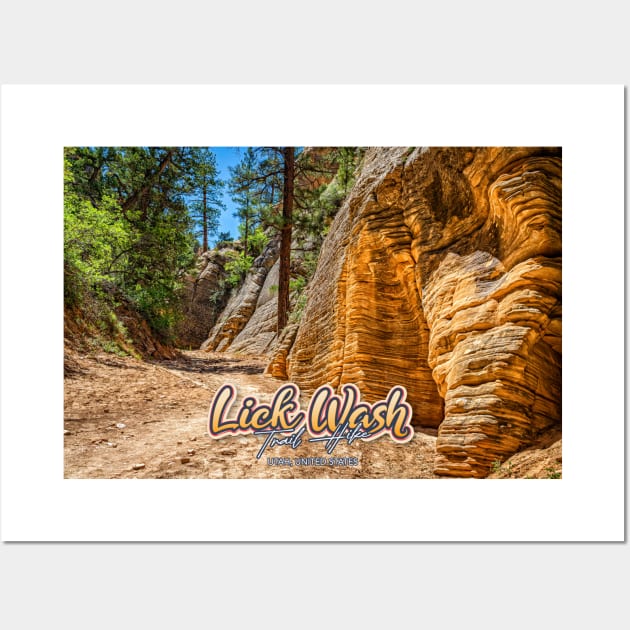 Lick Wash Trail Hike Wall Art by Gestalt Imagery